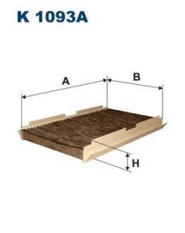 Фильтр, воздух во внутренном пространстве - FILTRON K1093A