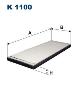 Фильтр, воздух во внутренном пространстве - FILTRON K1100