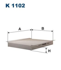 Фильтр, воздух во внутренном пространстве - FILTRON K1102