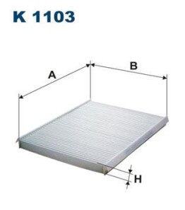 Фильтр, воздух во внутренном пространстве - FILTRON K1103