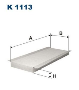 Фильтр, воздух во внутренном пространстве - FILTRON K1113