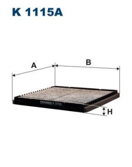 Фильтр, воздух во внутренном пространстве - FILTRON K1115A