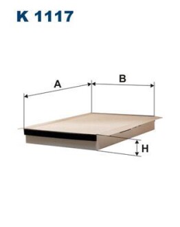 Фильтр, воздух во внутренном пространстве - FILTRON K1117