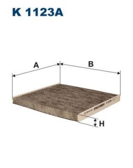 Фильтр, воздух во внутренном пространстве - FILTRON K1123A