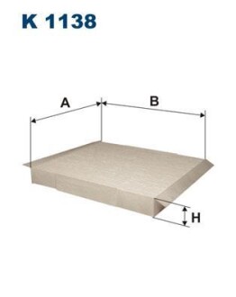 Фильтр, воздух во внутренном пространстве - FILTRON K1138