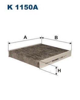 Фильтр, воздух во внутренном пространстве - (1354953, 1452346, 1494691) FILTRON K1150A (фото 1)