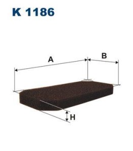 Фильтр, воздух во внутренном пространстве - (1600428, 1829399, 5001010063) FILTRON K1186