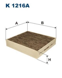 Фильтр, воздух во внутренном пространстве - FILTRON K1216A