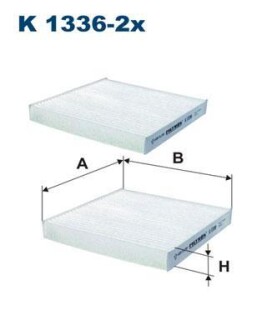 Фильтр, воздух во внутренном пространстве - FILTRON K1336-2X