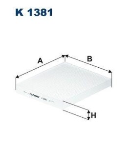 Filtr kabiny - FILTRON K1381