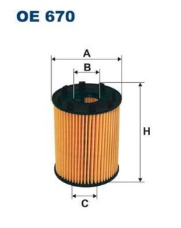 Масляный фильтр - FILTRON OE670