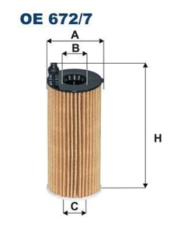 Filtr oleju - FILTRON OE672/7A