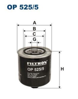 Масляний фільтр - FILTRON OP525/5