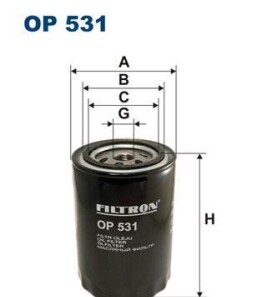 Масляный фильтр - FILTRON OP531