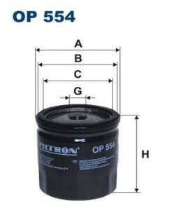 Масляный фильтр - FILTRON OP554