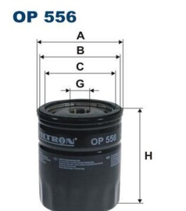 Масляный фильтр - FILTRON OP556