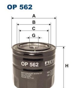 Масляный фильтр - FILTRON OP562