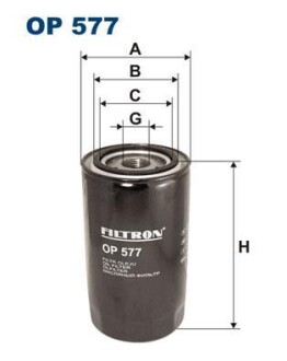 Масляный фильтр, Масляный фильтр, ступенчатая коробка передач - FILTRON OP577