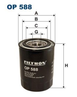 Масляный фильтр - FILTRON OP588