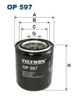 Масляний фільтр - FILTRON OP597