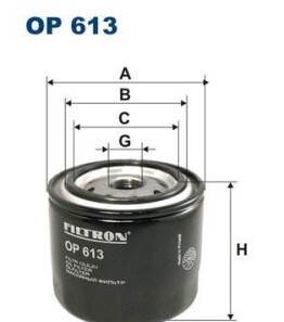 Масляный фильтр - FILTRON OP613