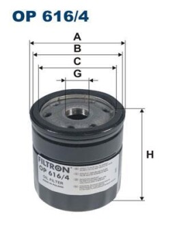 Масляный фильтр - (03L115561A) FILTRON OP616/4