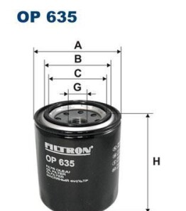 Масляный фильтр - FILTRON OP635