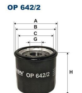 Масляный фильтр - FILTRON OP642/2