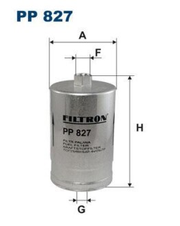 Паливний фільтр - FILTRON PP827