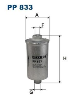 Паливний фільтр - FILTRON PP833