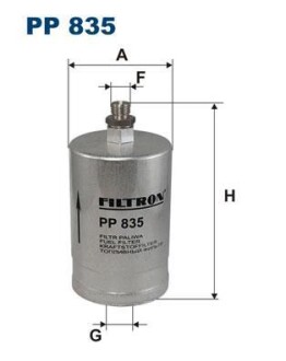 Паливний фільтр - FILTRON PP835