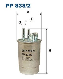 Паливний фільтр - FILTRON PP838/2