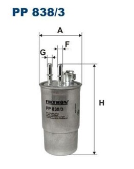 Паливний фільтр - FILTRON PP838/3