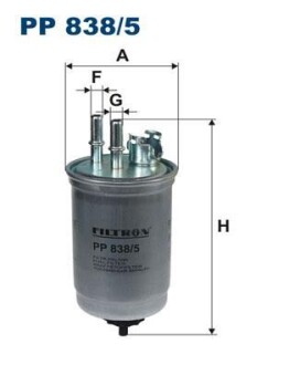 Паливний фільтр - FILTRON PP838/5