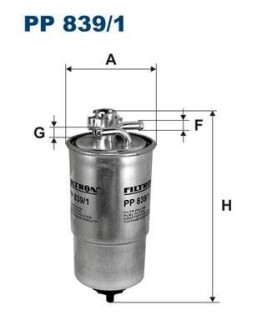 Топливный фильтр - FILTRON PP839/1