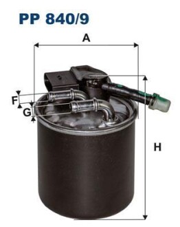 Топливный фильтр - FILTRON PP840/9