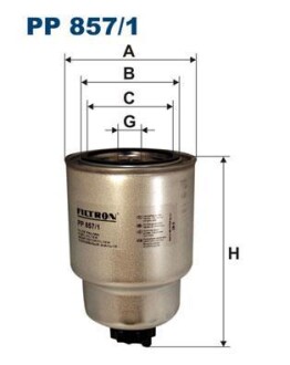 Топливный фильтр - FILTRON PP857/1