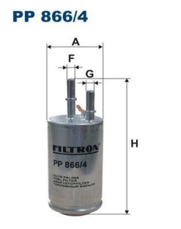 Паливний фільтр - FILTRON PP866/4