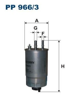 Топливный фильтр - FILTRON PP966/3