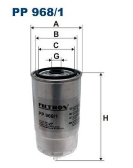 Топливный фильтр - FILTRON PP968/1