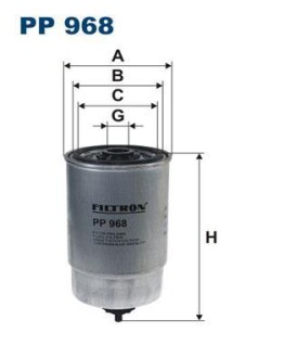 Паливний фільтр - FILTRON PP968