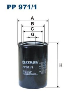 Filtr paliwa - FILTRON PP9711