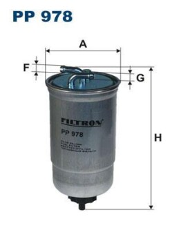 Паливний фільтр - FILTRON PP978