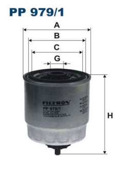 Паливний фільтр - FILTRON PP979/1