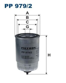 Паливний фільтр - FILTRON PP979/2