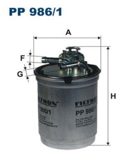 Топливный фильтр - FILTRON PP986/1