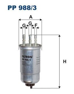 Топливный фильтр - FILTRON PP988/3