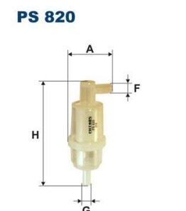 Топливный фильтр - (0014776301, 0014776401, 0014776601) FILTRON PS820