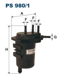 Паливний фільтр - FILTRON PS980/1