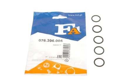 (к-кт 5шт) Прокладка турбины уплотнительная BMW 3 (E90)/7 (F01-F04)/X6 (E71/E72) N54 - Fischer Automotive One (FA1) 076.396.005